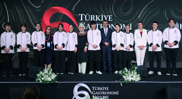 Emine Erdoğan, "Türkiye Gastronomi Liseleri Projesi" tanıtım programına katıldı