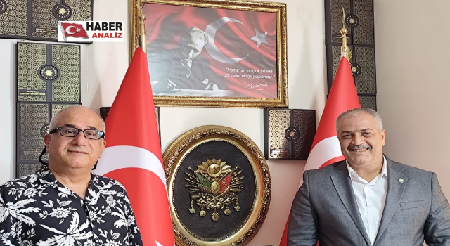 Hüdapar Mersin İl Başkanı Tahirhan UYSAL ve çalışma arkadaşları Üstat Göktaş’a nezaket ziyaretinde bulundu
