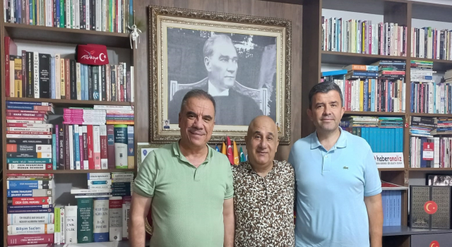 KADİM DOSTLAR GÖKTAŞ’IN MAKAMINDA BİR ARAYA GELDİLER