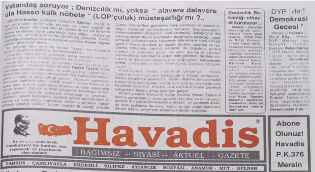MUSTAFA GÖKTAŞ: LOPÇULUK MÜSTEŞARLIĞI MI?