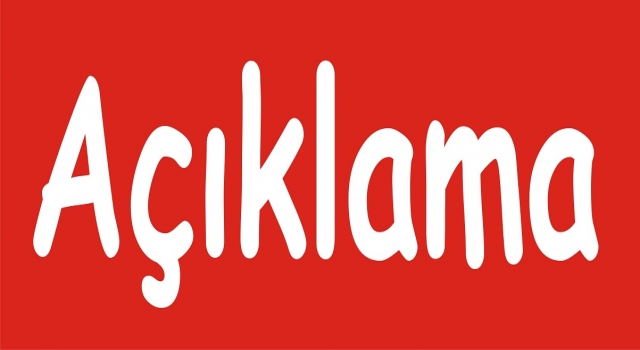 MERSİN AKDENİZ BELEDİYESİNDEN AÇIKLAMA