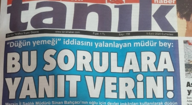 MERSİN SAĞLIK MÜDÜRÜNE SORDULAR