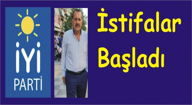 MERSİN İYİ PARTİDEN İSTİFALAR BAŞLADI