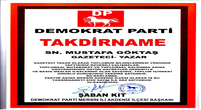 MUSTAFA GÖKTAŞ BAŞARIDAN BAŞARIYA KOŞUYOR