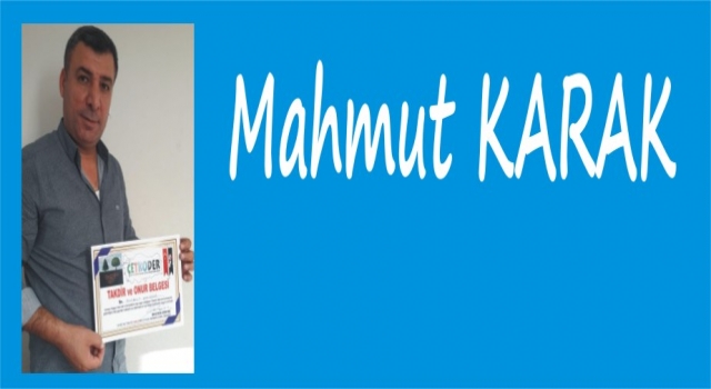 EFSANE BAŞKAN MAHMUT KARAK'A İKİ ÖDÜL BİRDEN