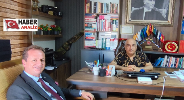 BAŞKAN ÖNGE ÜSTAT GÖKTAŞ’A NEZAKET ZİYARETİNDE BULUNDU