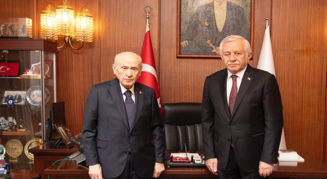BAHÇELİ ADAN'I MAKAMINDA ZİYARET ETTİ