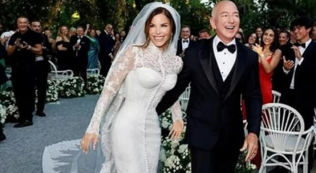 Lauren Sanchez ve Jeff Bezos evlendi