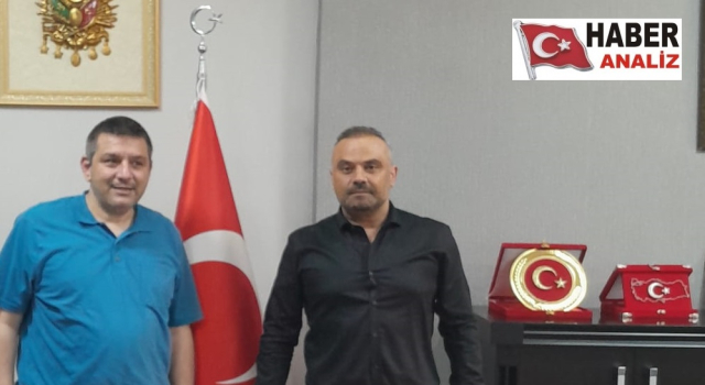 ÜNLÜ HUKUKÇU BURAK CANLI BAŞHEKİM DELİKTAŞ'I ZİYARET ETTİ