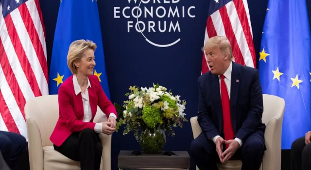 Von der Leyen pazar günü Trump ile görüşecek