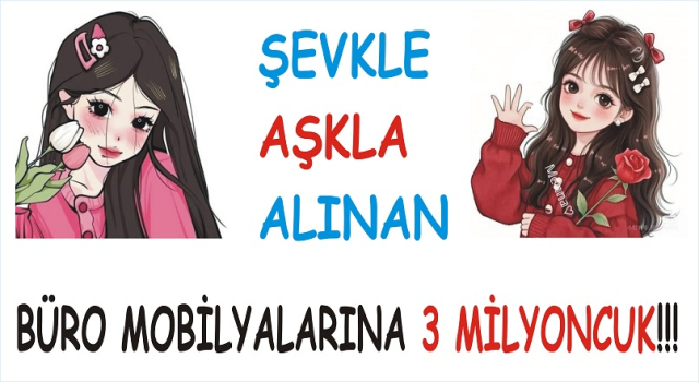 YENİŞEHİR’DE BÜRO MALZEMESİNE 3 MİLYONA YAKIN RAKAM
