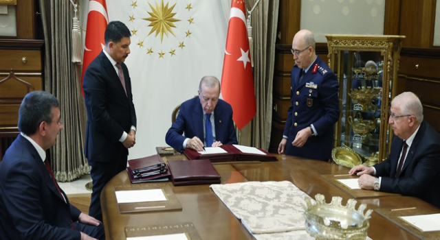Cumhurbaşkanı Erdoğan, Yüksek Askerî Şûra kararlarını imzaladı
