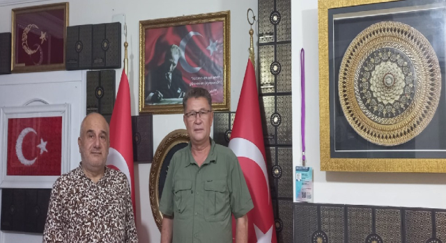 TDK BAŞKANI PROF. OSMAN MERT, ÜSTAT GÖKTAŞ’A NEZAKET ZİYARETİNDE BULUNDU
