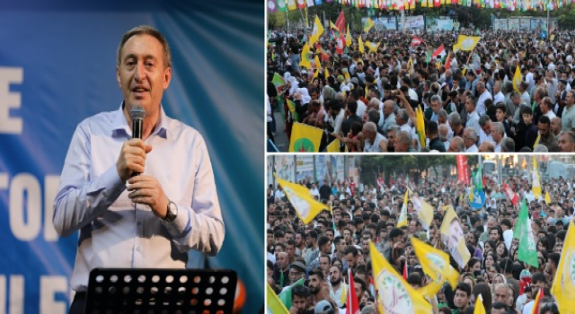 Van’da "Tecrit Değil Özgürlük Kazanacak" mitingi: 86 milyon barış istiyor