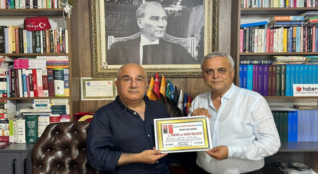 ÇETKODER'DEN UFUK ÇAKIR'A TAKDİR VE ONUR BELGESİ