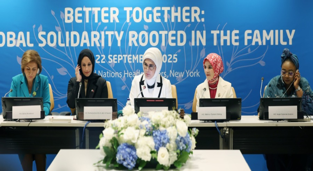 Emine Erdoğan, BM’de “Birlikte Daha İyiye: Aileden Başlayan Küresel Dayanışma” etkinliğine katıldı