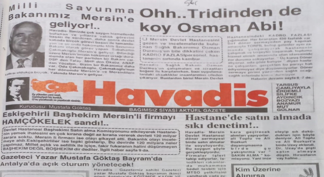 23 SENE ÖNCEDE İHALELERDEKİ PİSLİKLERİ YAZIYORDUK...