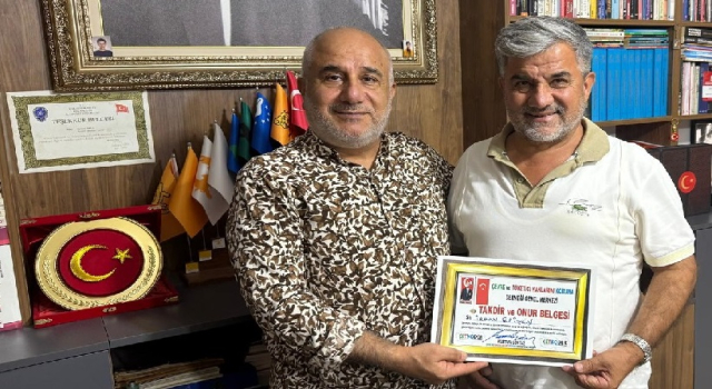 İŞADAMI İRFAN ERİŞKİN GÖKTAŞ'A NEZAKET ZİYARETİNDE BULUNDU
