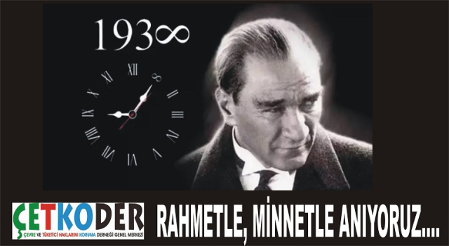 ÇETKODER'DEN ANLAMLI 10 KASIM ANMASI