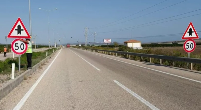 58 bin hız sınırı levhası kaldırıldı yollar sadeleştirildi