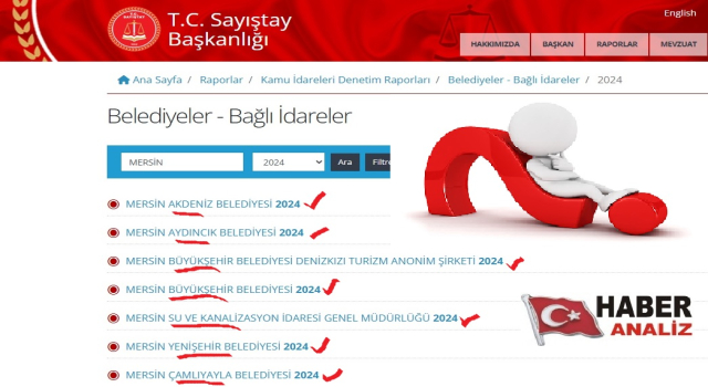 SAYIŞTAY NEDEN YAYINLAMIYOR?