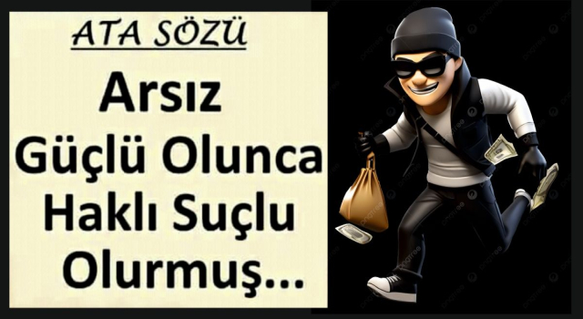 GAZETECİ YAZAR MUSTAFA GÖKTAŞ YAZDI: O ÇALINCA BİRŞEY OLMUYOR, BENDE ÇALAYIM…(!)