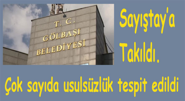 GÖLBAŞI BELEDİYESİNE BAK