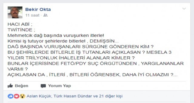 MHP’li Başkana Tokat gibi Cevap