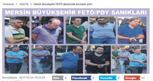 Mersin Büyükşehir FETÖ davasında ara karar çıktı!