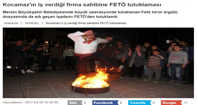 Burhanettin Kocamaz'ın iş verdiği firma sahibine FETÖ tutuklaması