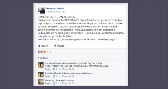 Mersin'de FETÖPDY şüphelisi Hüseyin Namlı yazmış İçimizdeki Alçaklar