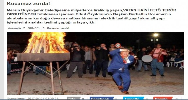 HACI BURHANETTİN KOCAMAZ ZORDA !