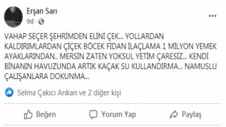 AVUKAT ERŞAN SARI AĞIR KONUŞTU