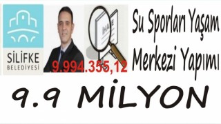 SİLİFKE DE YENİ BİR İHALE DAHA: 9,9 MİLYON...