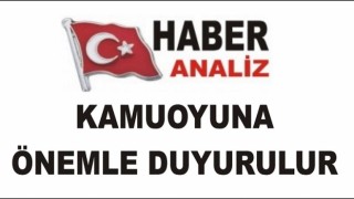 HABERANALİZ.NET'DEN SİZLERE...