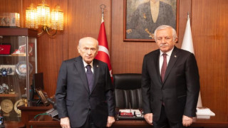 BAHÇELİ ADAN'I MAKAMINDA ZİYARET ETTİ