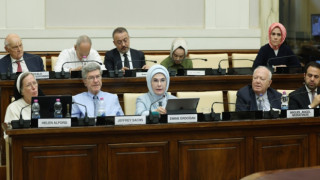 Emine Erdoğan, Vatikan’da “Kardeşlik Temelli Ekonomi: Etik Çok Taraflılık” konferansına katıldı
