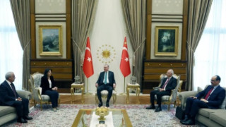 DEM Parti heyeti Cumhurbaşkanı Erdoğan ile görüştü