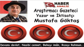 GAZETECİ YAZAR MUSTAFA GÖKTAŞ YAZDI: KENDİ TÜRÜMÜZE SAHİP ÇIKMAK!!!
