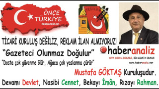 HABERANALİZ.NET TİCARİ KURULUŞ DEĞİLDİR