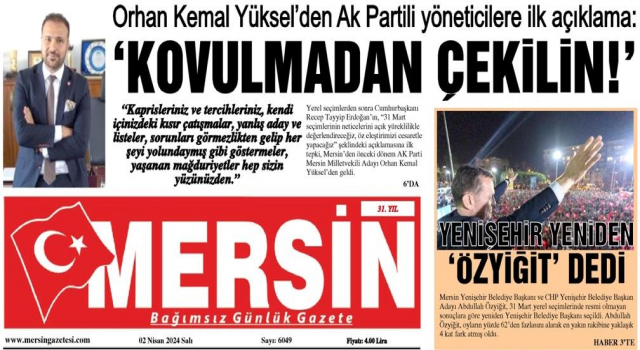 Kemal Yüksel: KOVULMADAN ÇEKİLİN