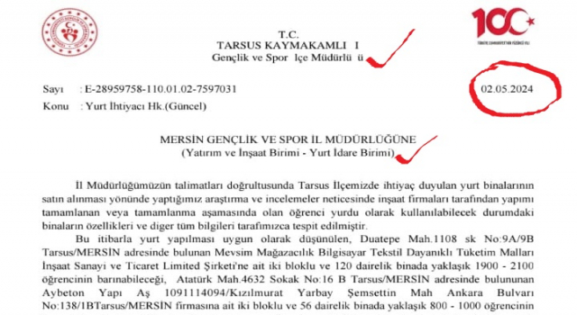 NİHAYET BELGE ORTAYA ÇIKTI