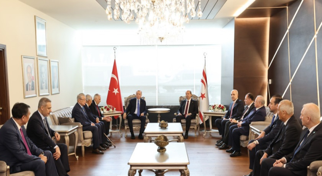 Cumhurbaşkanı Erdoğan, Kuzey Kıbrıs Türk Cumhuriyeti’nde