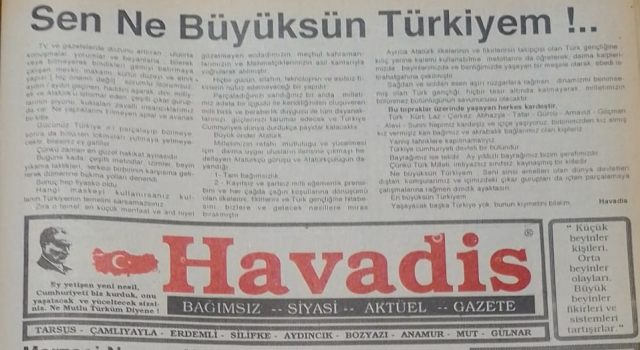 MUSTAFA GÖKTAŞ: SEN NE BÜYÜKSÜN TÜRKİYEM!