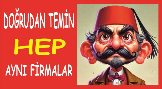GENÇLİK SPOR’UN DOĞRUDAN TEMİNLERİ HEP AYNI FİRMALARDAN