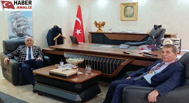 ÜSTAT GÖKTAŞ SABAHATTİN ÜSTÜN’Ü ZİYARET ETTİ