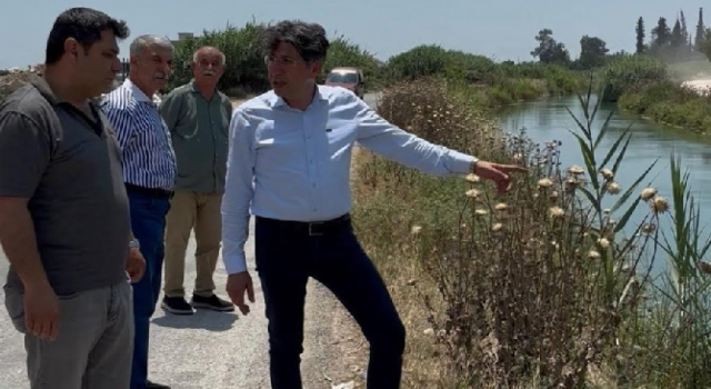 DEM Parti Mersin Milletvekili Ali Bozan, Tarsus’ta su kanallarını inceledi: Bu ihmal ölüme davetiye çıkarıyor!