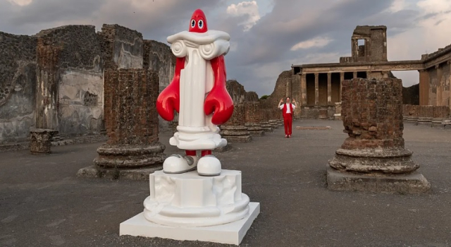 Pompeii'de 30 yıl sonra bir ilk: Antik kente dev ıstakoz heykelleri