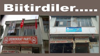 DEMOKRAT PARTİDE ÇAMLIYAYLA İLÇESİ DE KAPANDI