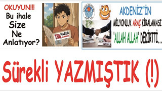 AKDENİZ BELEDİYESİNİN HARCAMASI BOL KESEDEN